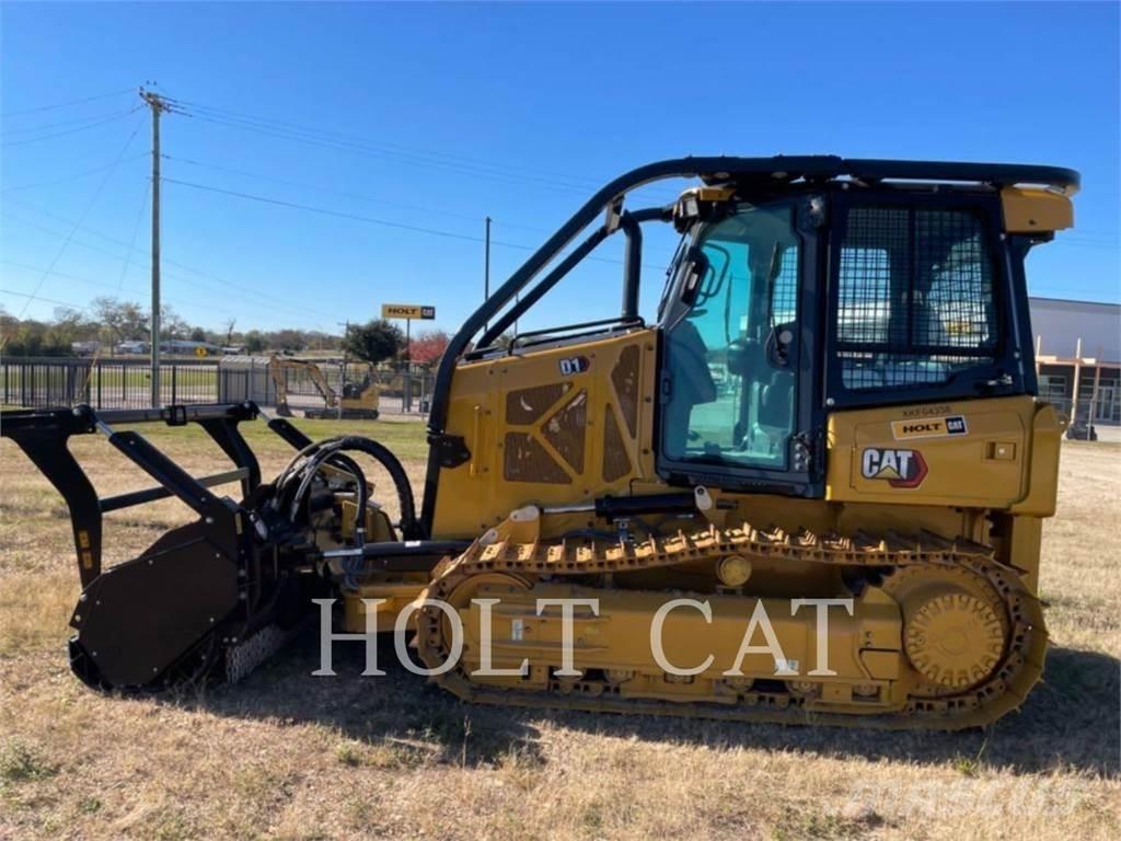 CAT D1 MULCHER Bulldozer på larvebånd