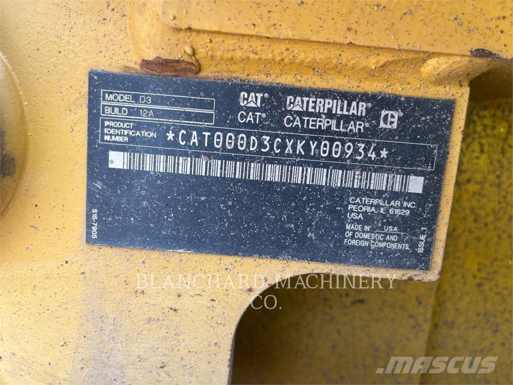 CAT D3 LGP Bulldozer på larvebånd