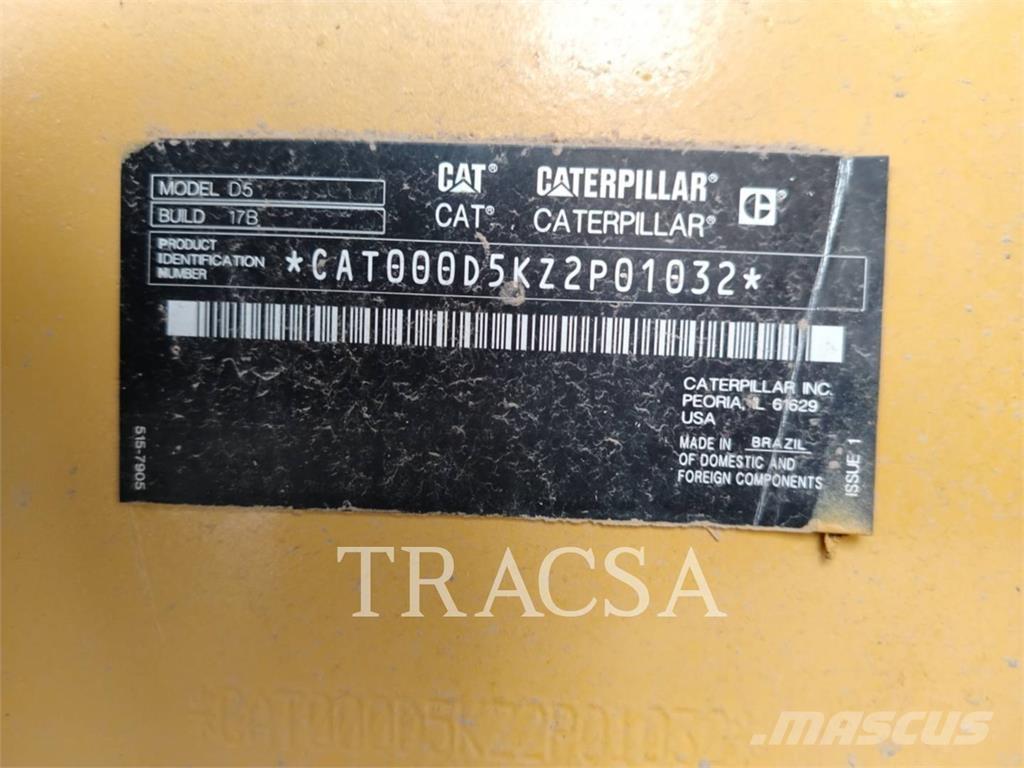 CAT D5 Bulldozer på larvebånd