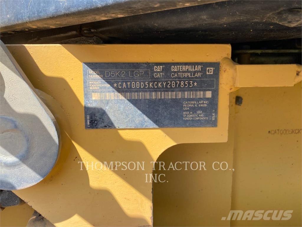 CAT D5K2 LGP Bulldozer på larvebånd