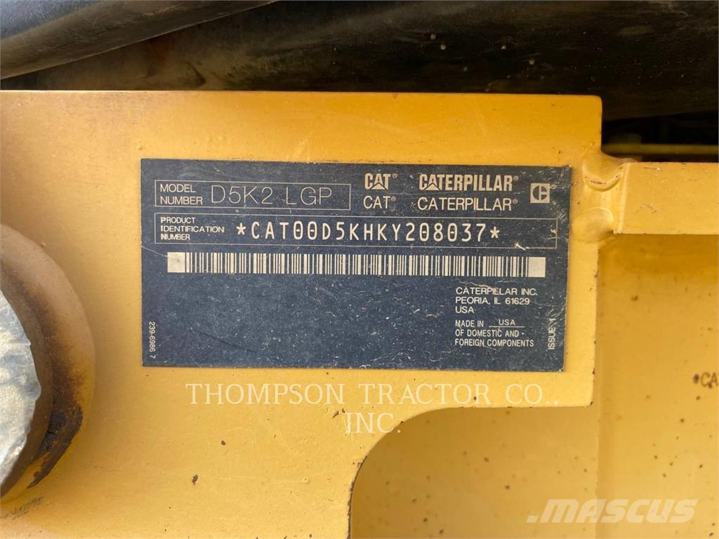 CAT D5K2 LGP Bulldozer på larvebånd