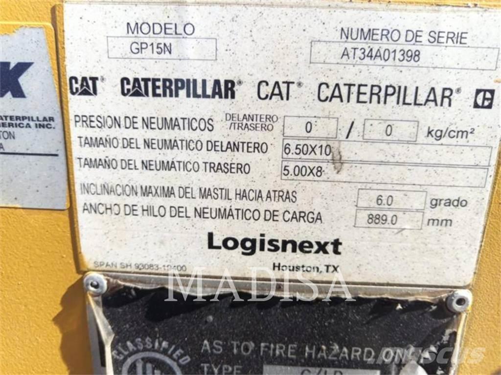 CAT GP15N5 Gaffeltrucks - andre