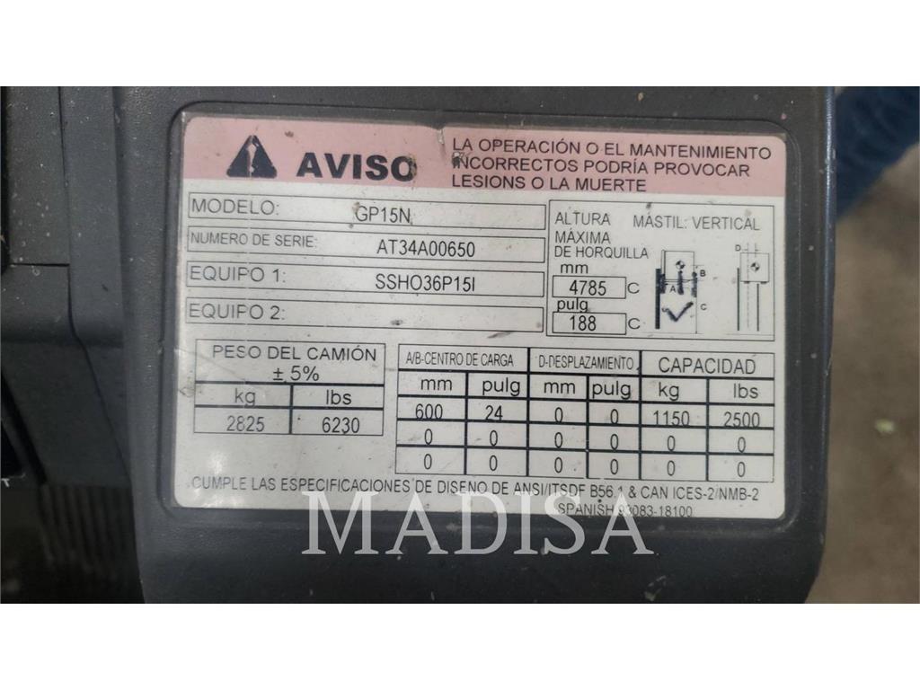 CAT GP15N5-LE LPG gaffeltrucks