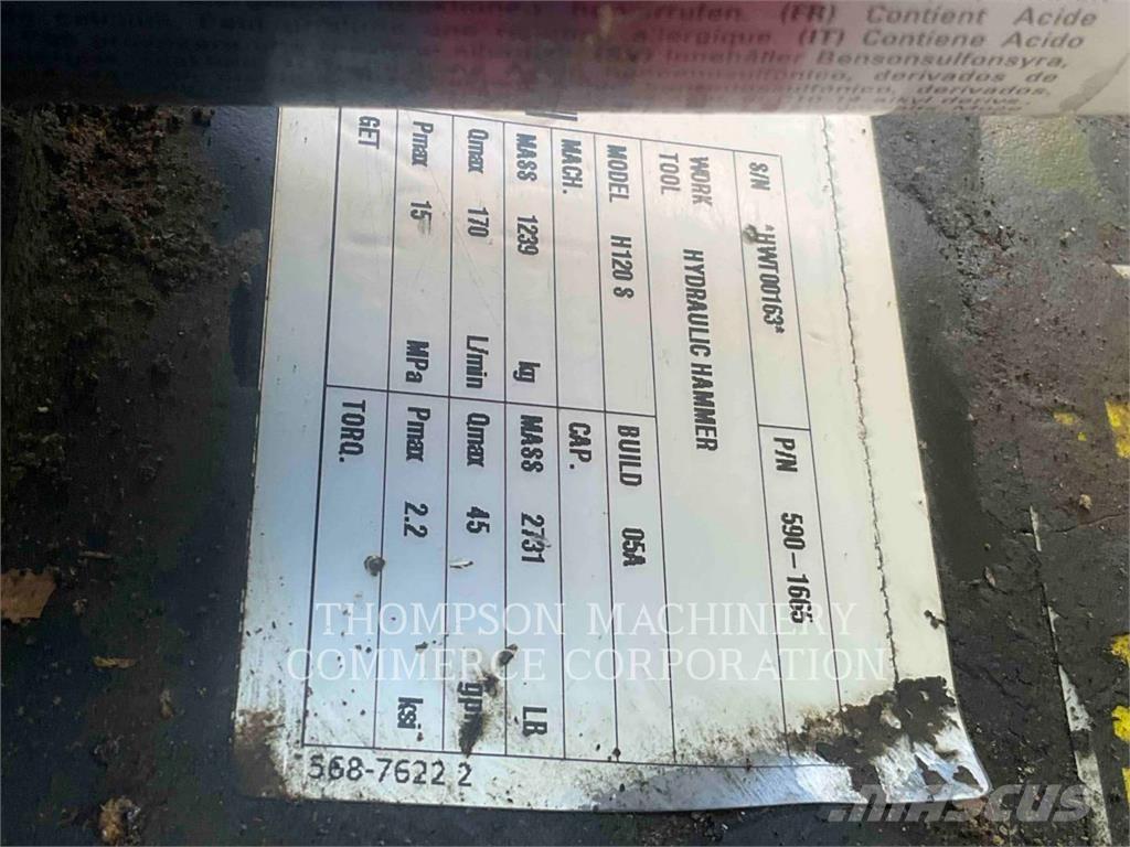 CAT H120ES Hydraulik / Trykluft hammere