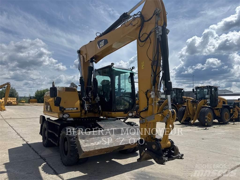 CAT M313D Gravemaskiner på hjul