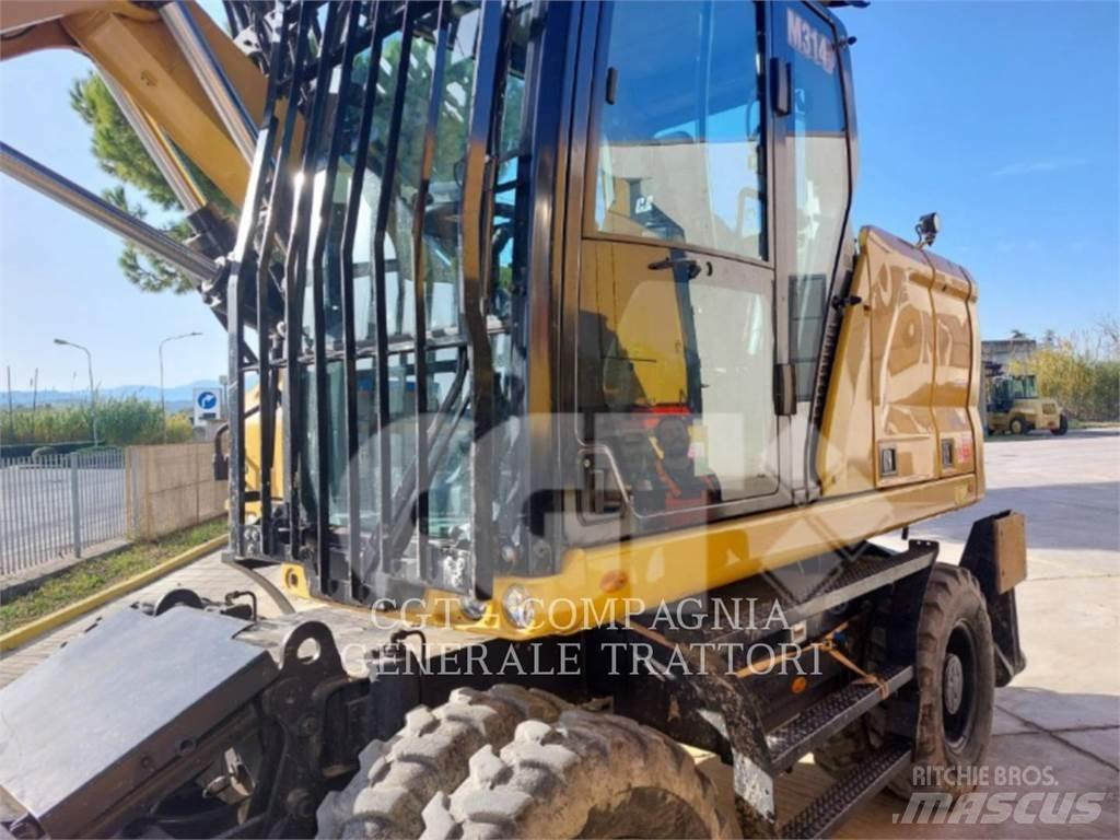 CAT M314 Gravemaskiner på hjul