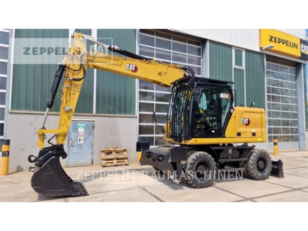CAT M314-07A Gravemaskiner på hjul