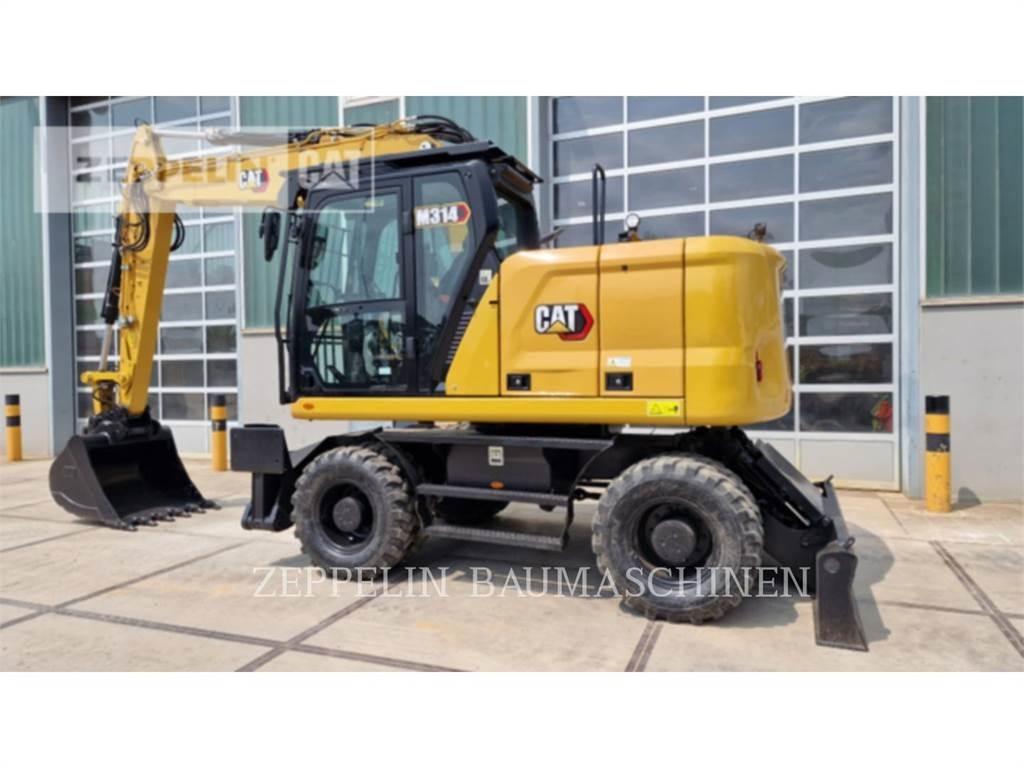 CAT M314-07A Gravemaskiner på hjul