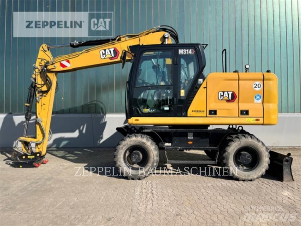 CAT M314-07A Gravemaskiner på hjul