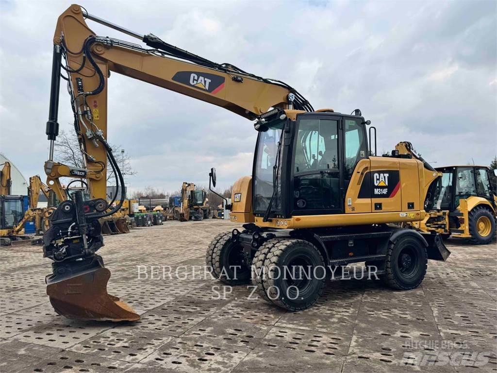 CAT M314F Gravemaskiner på hjul