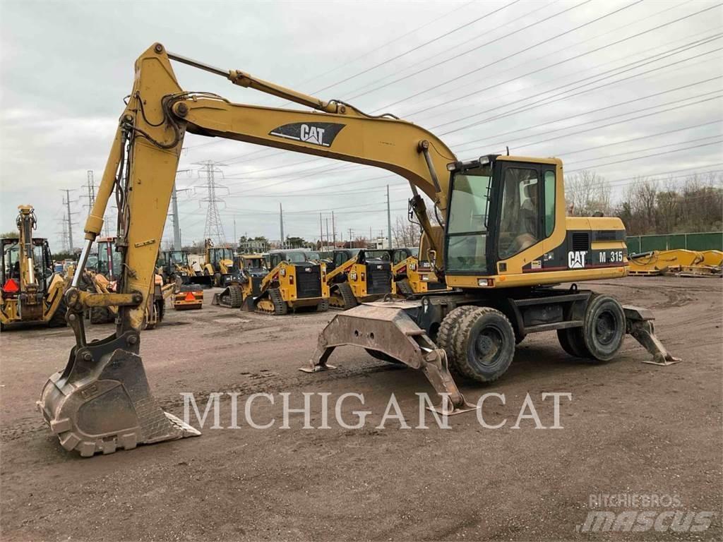 CAT M315 Gravemaskiner på hjul