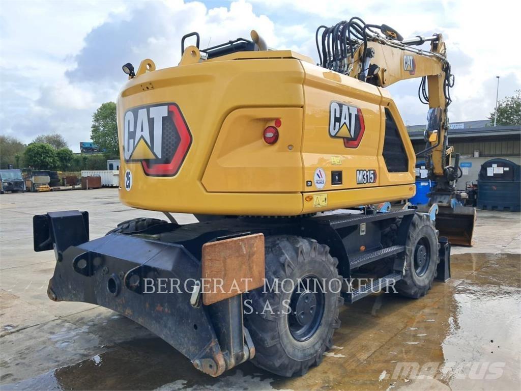 CAT M315 Gravemaskiner på hjul