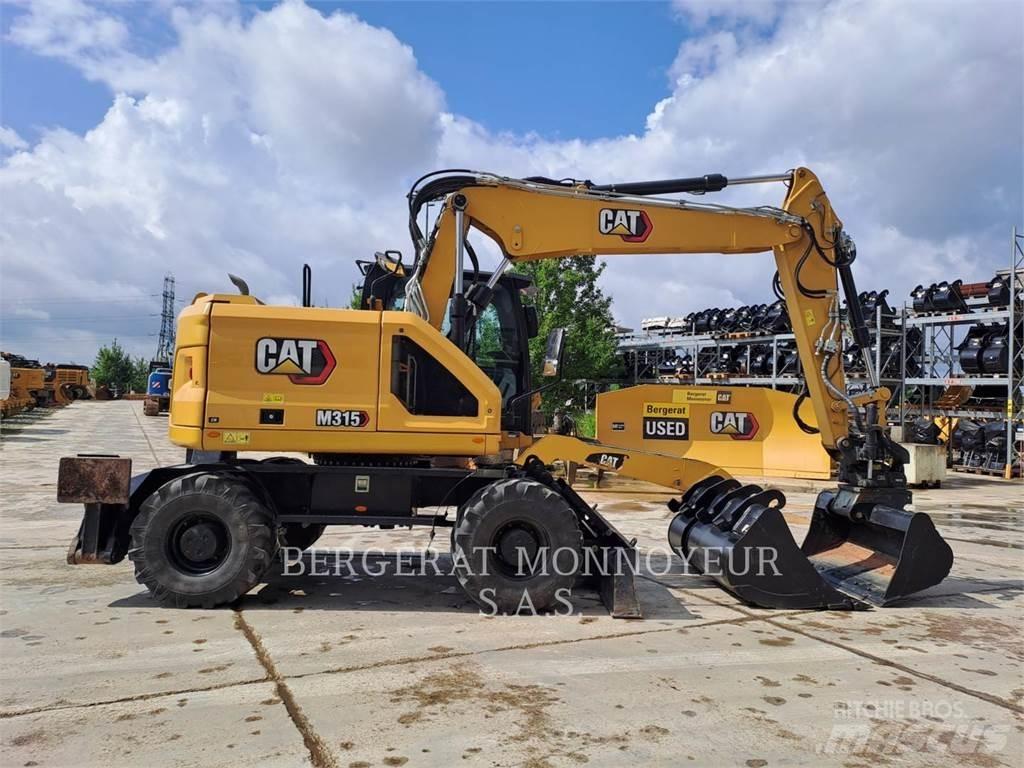 CAT M315 Gravemaskiner på hjul