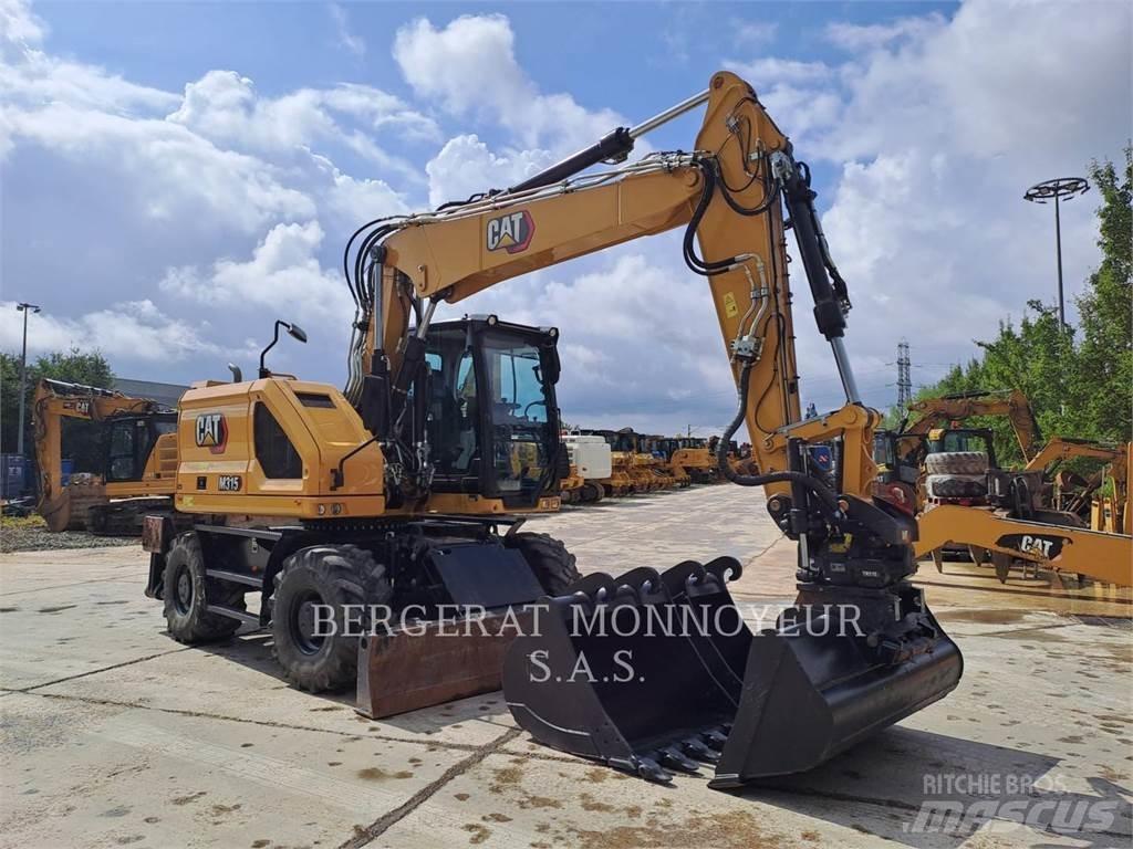 CAT M315 Gravemaskiner på hjul