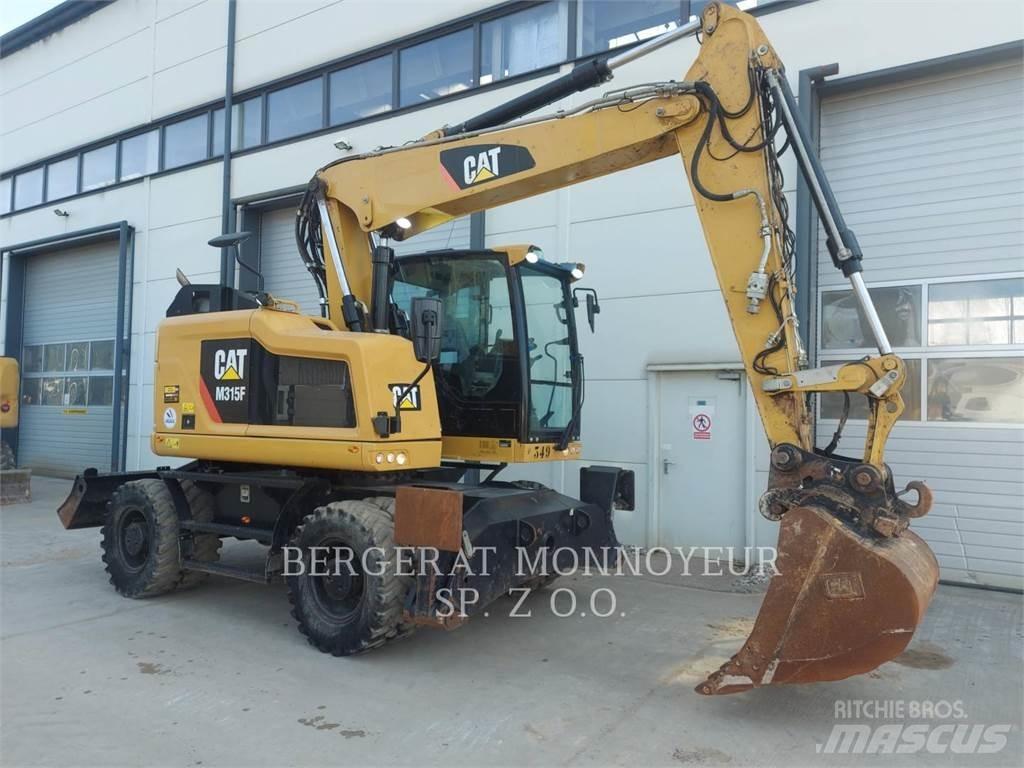 CAT M315F Gravemaskiner på hjul