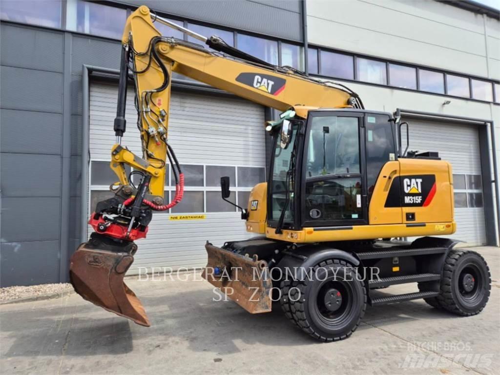 CAT M315F Gravemaskiner på hjul