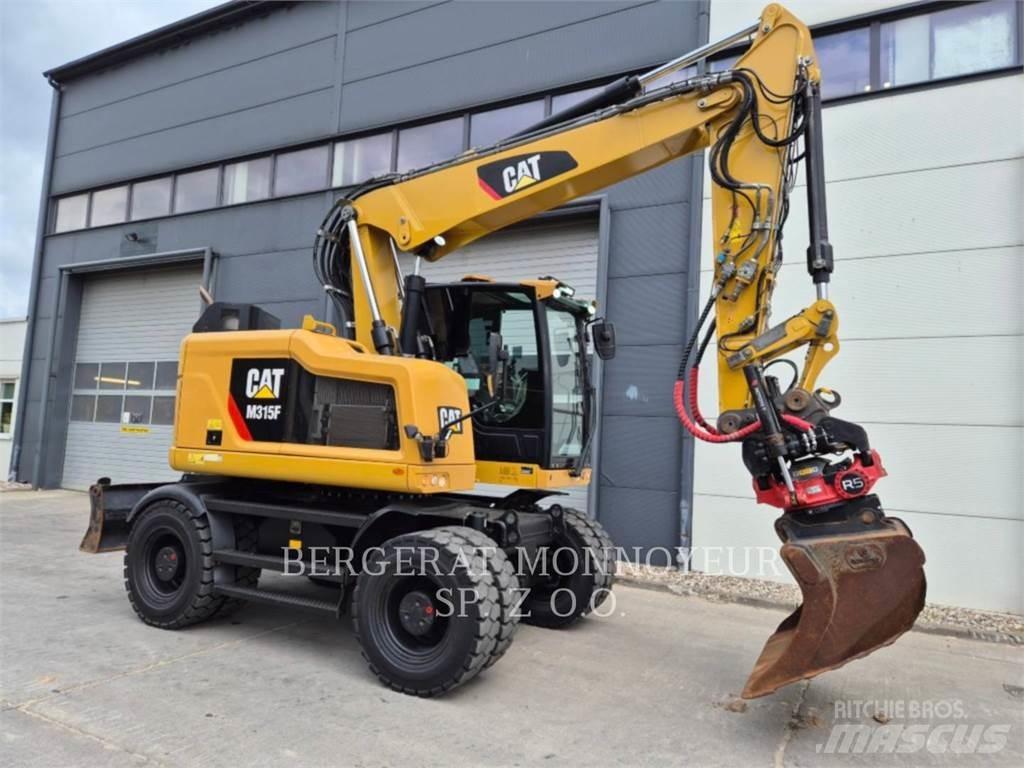 CAT M315F Gravemaskiner på hjul
