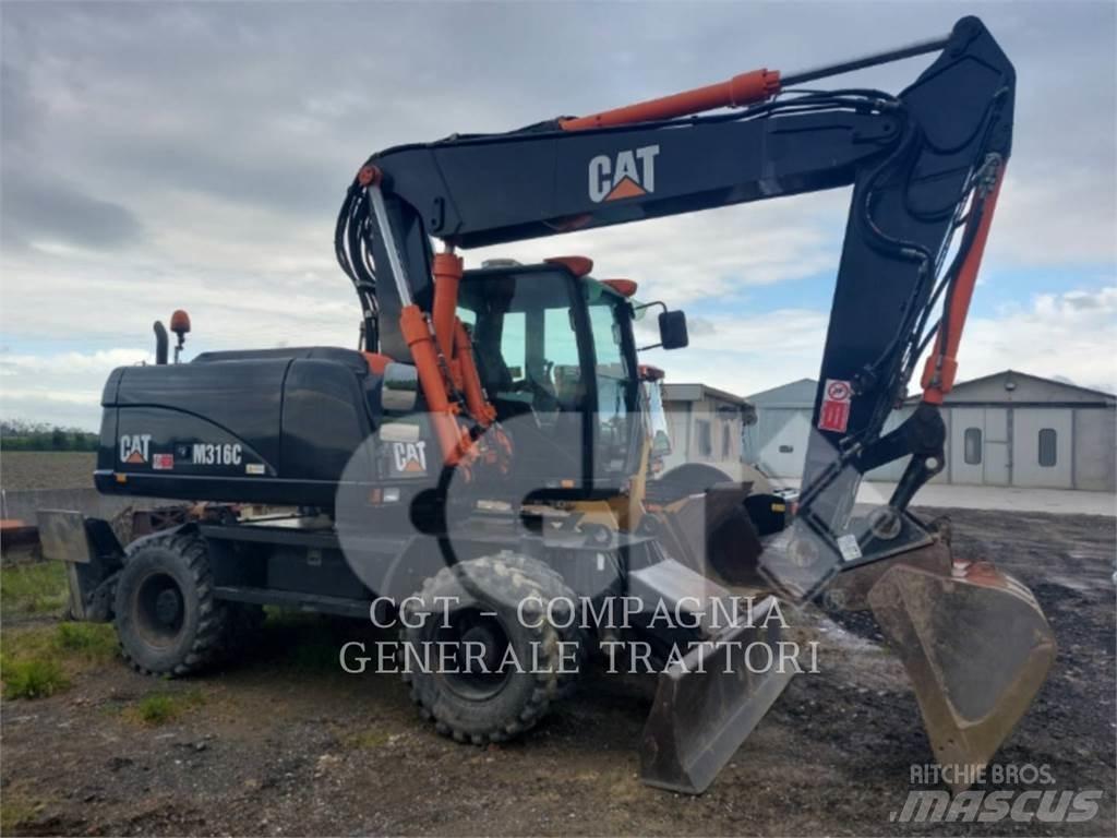 CAT M316C Gravemaskiner på hjul