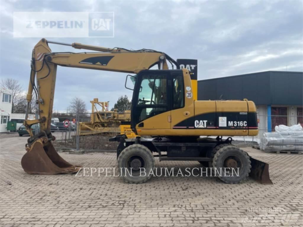 CAT M316C Gravemaskiner på hjul