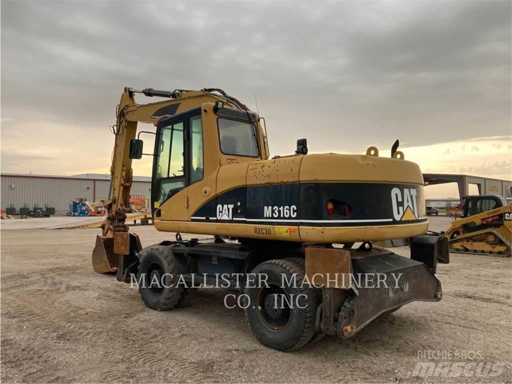 CAT M316C Gravemaskiner på hjul