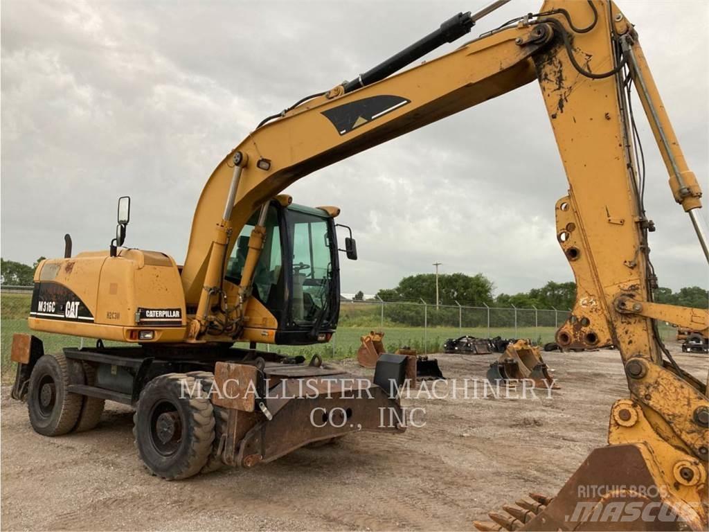 CAT M316C Gravemaskiner på hjul
