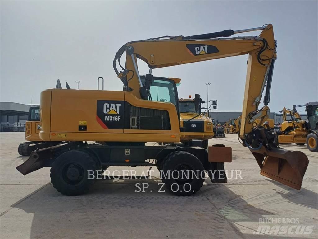CAT M316F Gravemaskiner på hjul