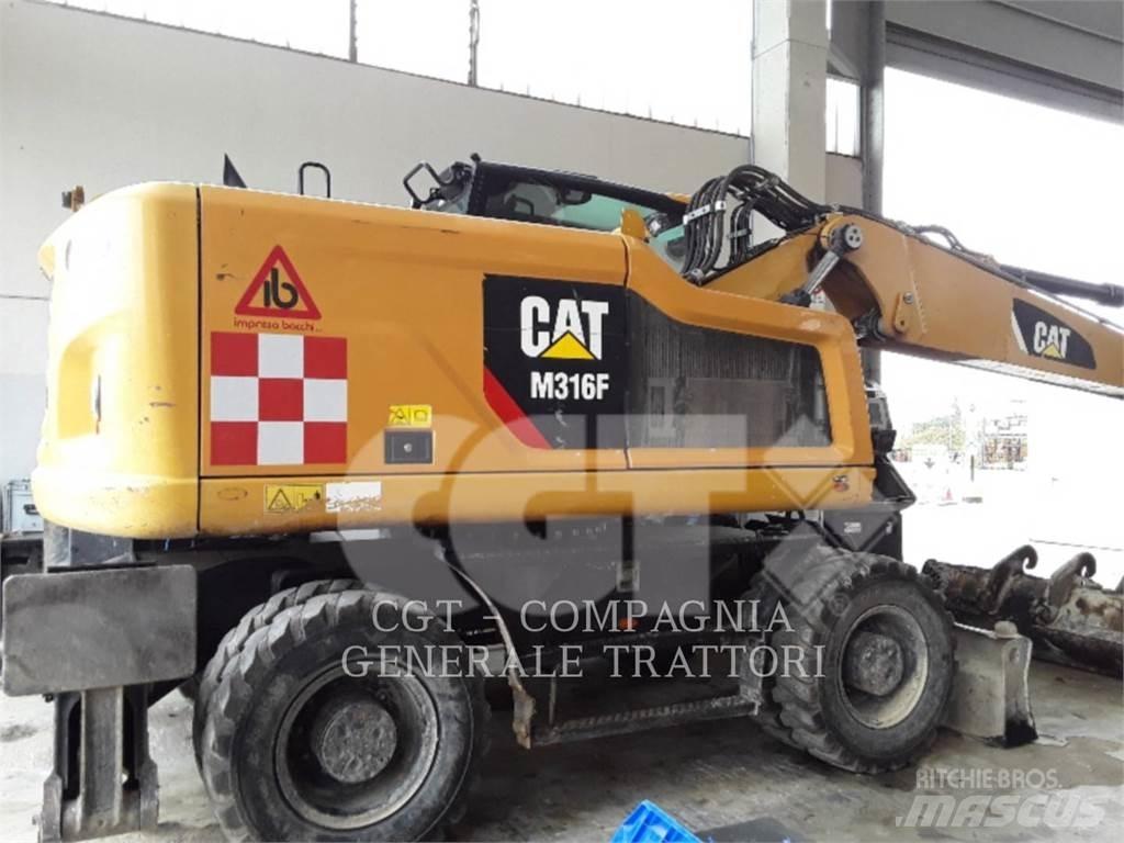 CAT M316F Gravemaskiner på hjul