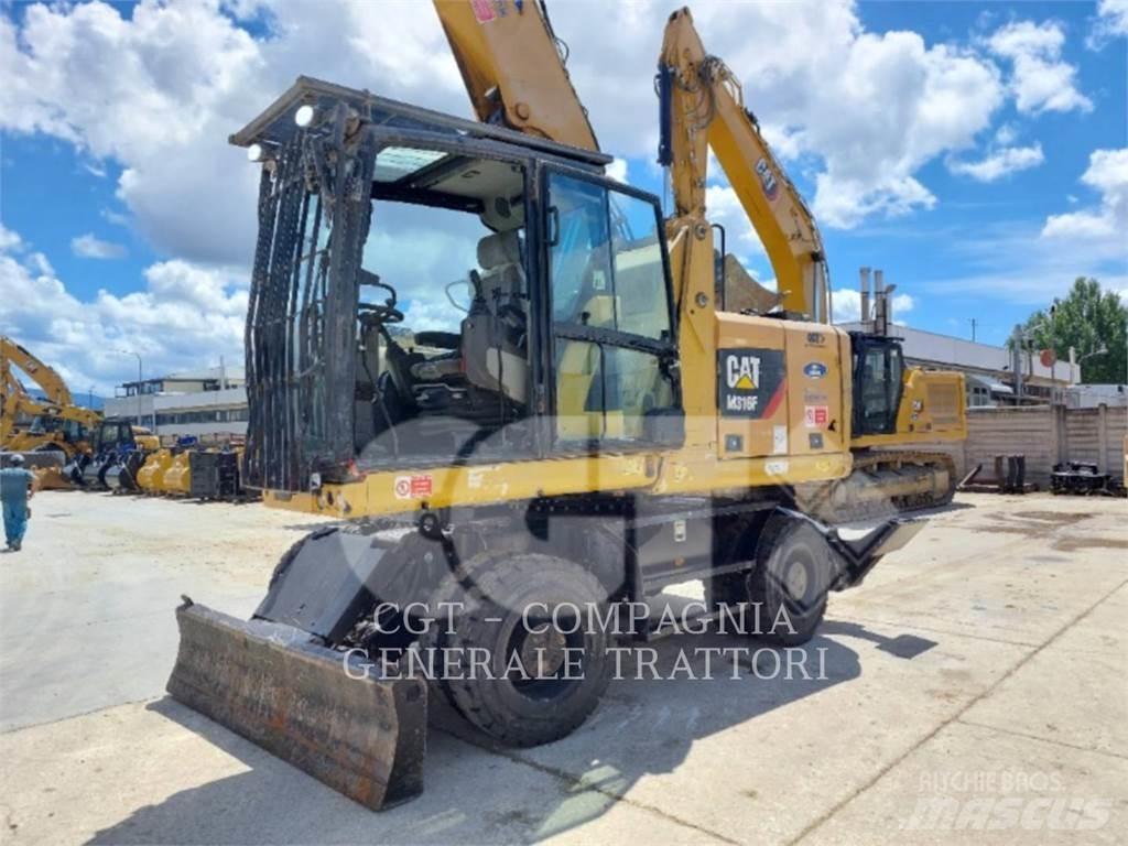 CAT M316F Gravemaskiner på hjul