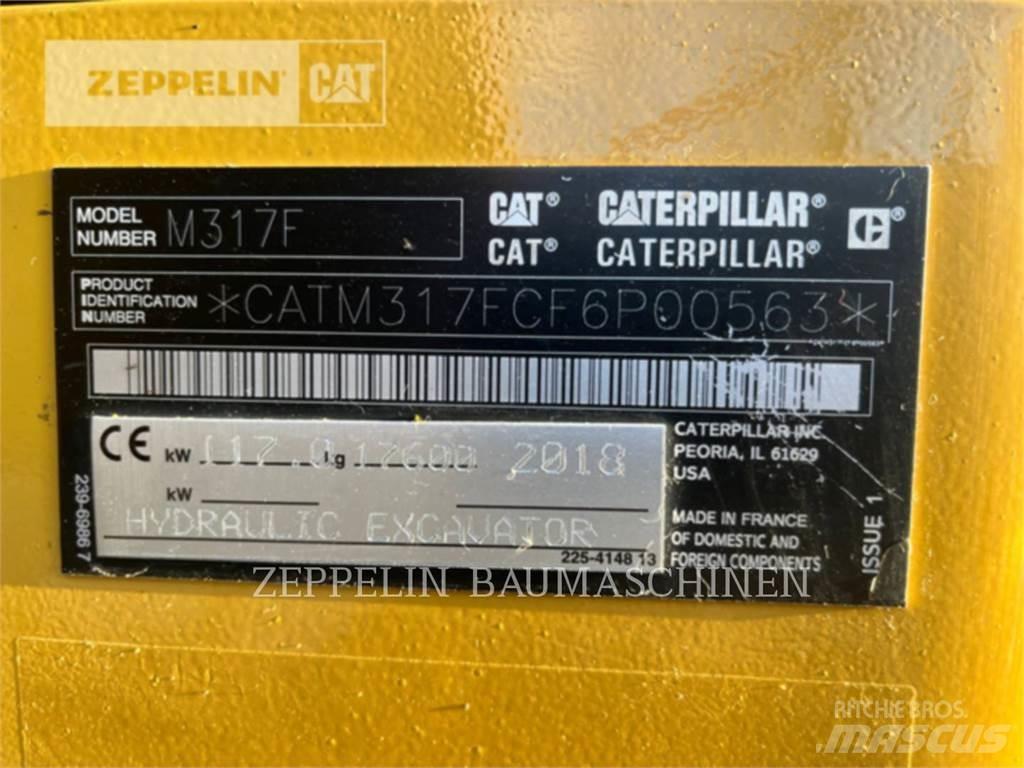 CAT M317F Gravemaskiner på hjul