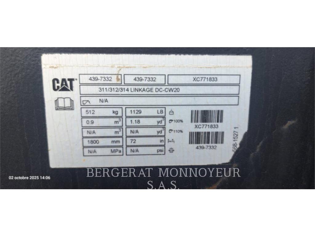 CAT M318-07 Gravemaskiner på hjul