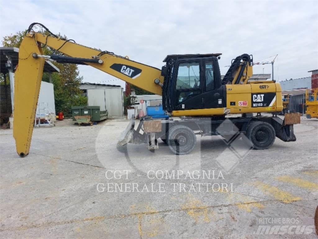 CAT M318D MH Gravemaskiner på hjul