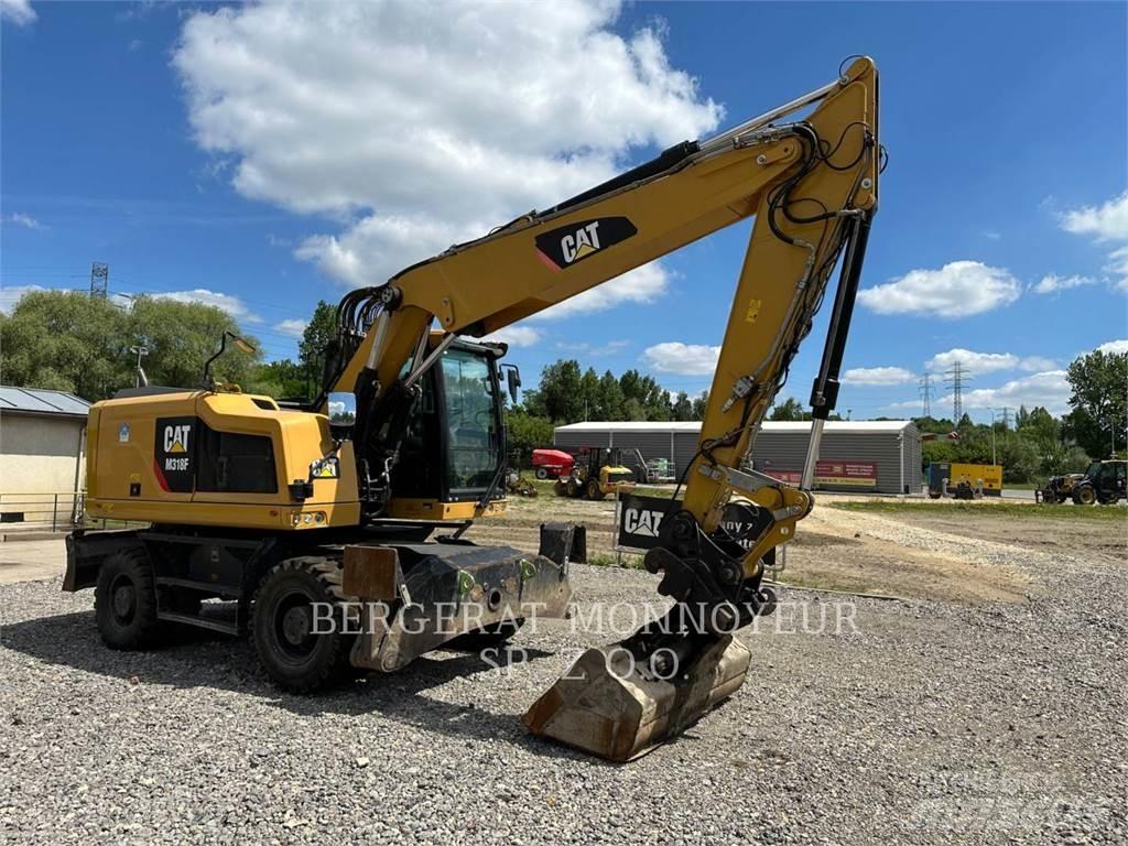 CAT M318F Gravemaskiner på hjul