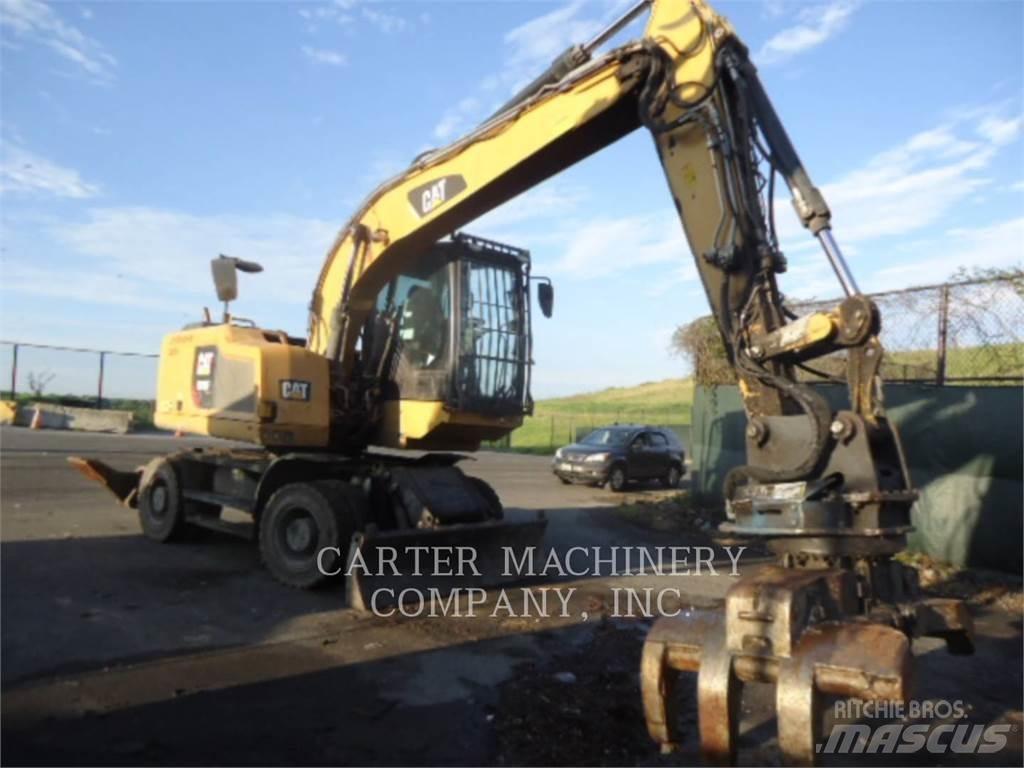 CAT M318F Gravemaskiner på hjul