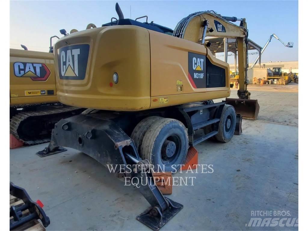 CAT M318F Gravemaskiner på hjul