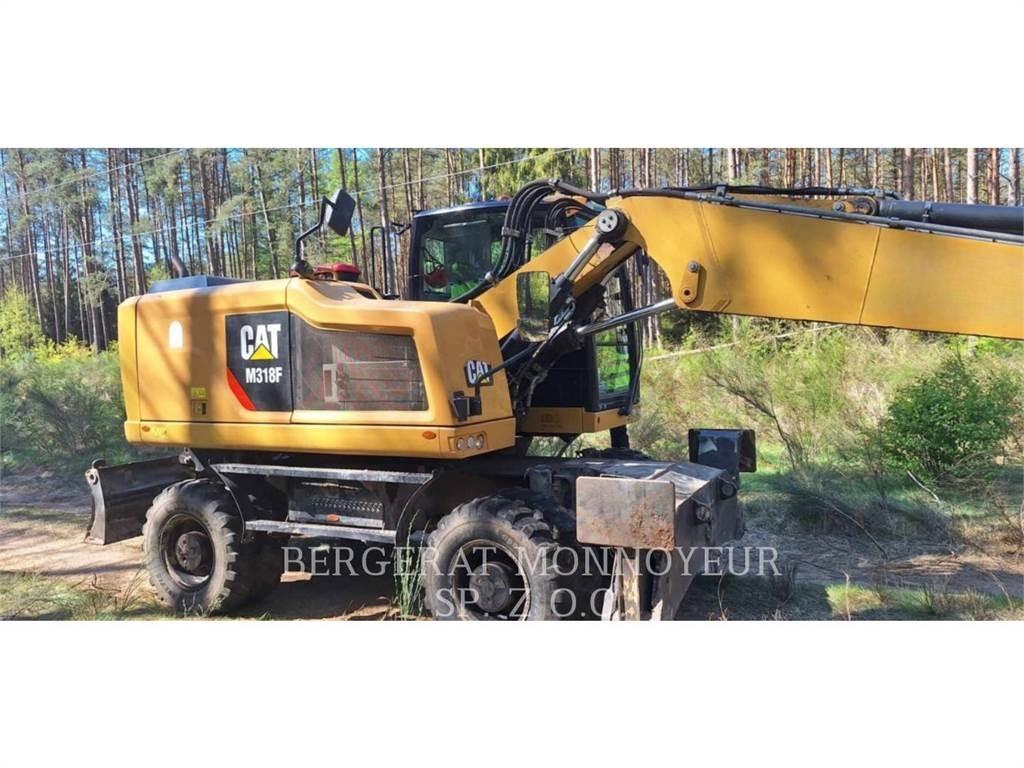 CAT M318F Gravemaskiner på hjul