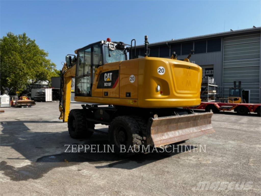 CAT M318F Gravemaskiner på hjul