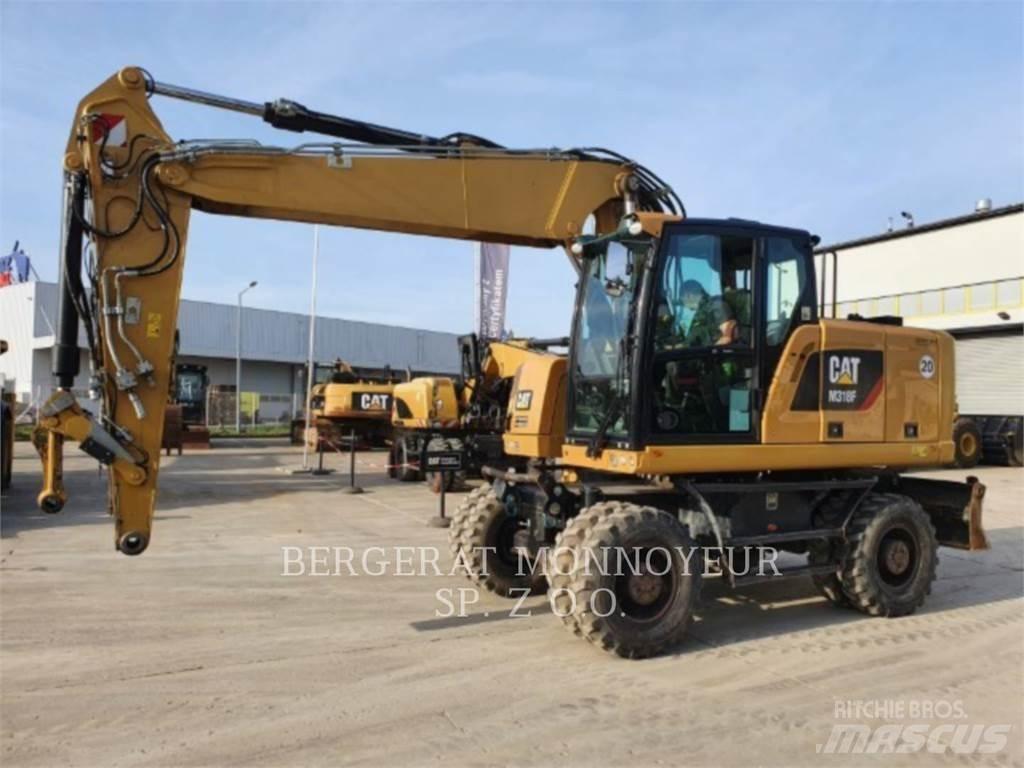 CAT M318F Gravemaskiner på hjul
