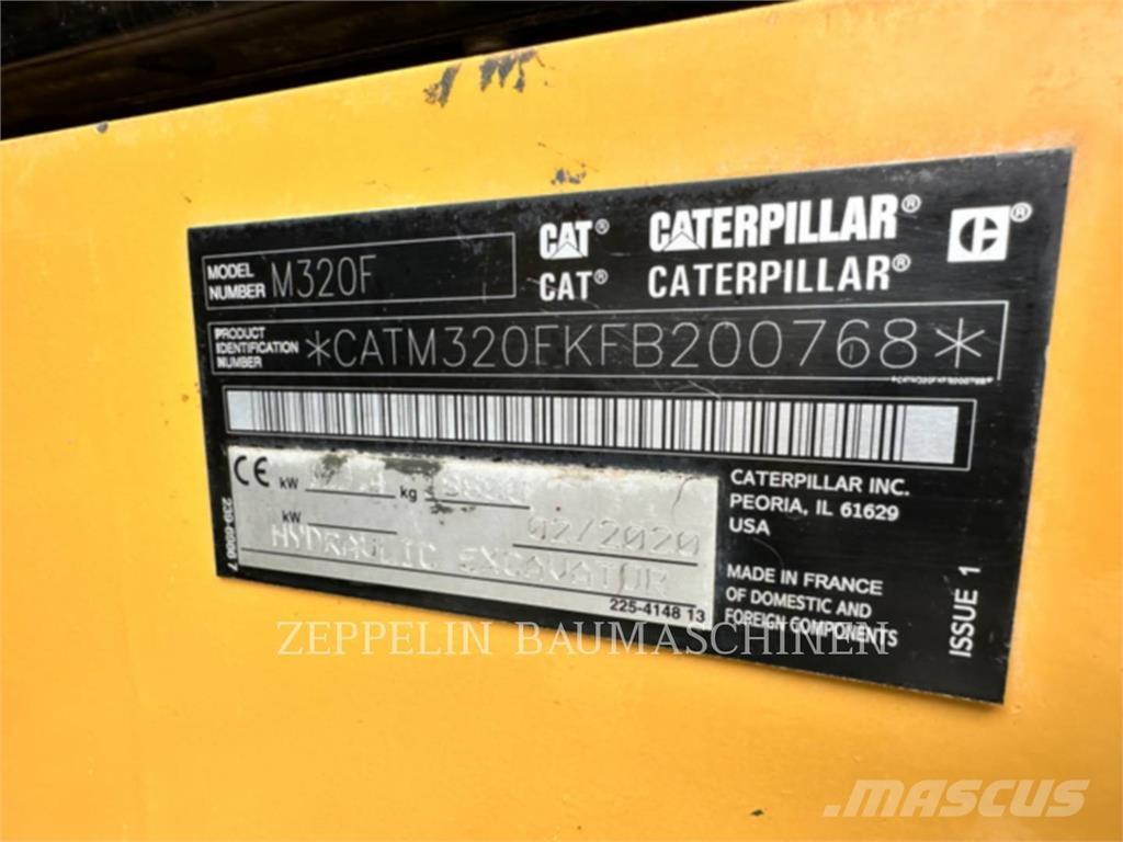 CAT M320F Gravemaskiner på hjul