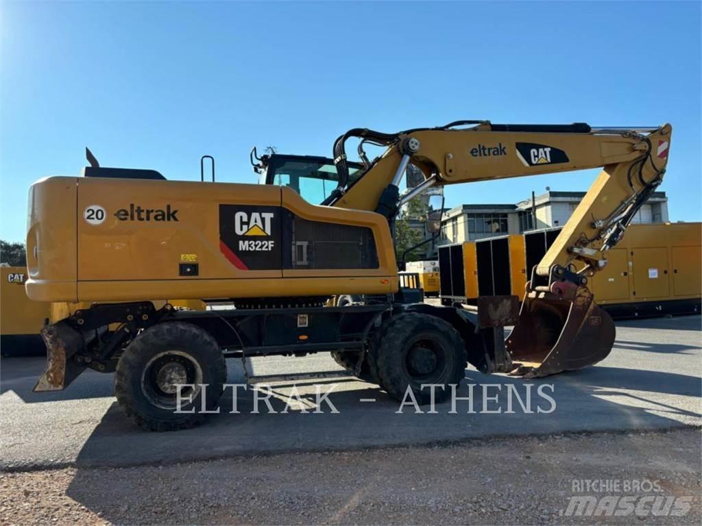CAT M322F Gravemaskiner på hjul