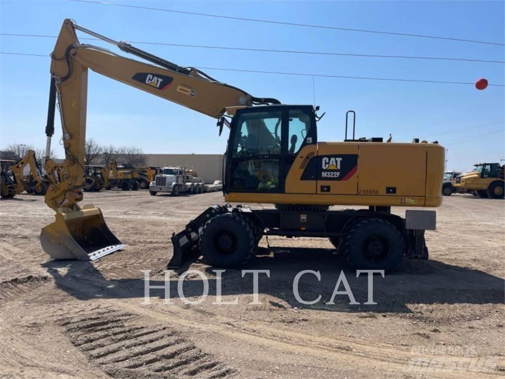 CAT M322F Gravemaskiner på hjul