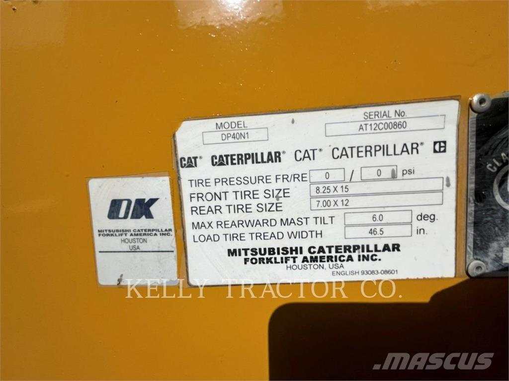 CAT MCFDP40N1-D Diesel gaffeltrucks