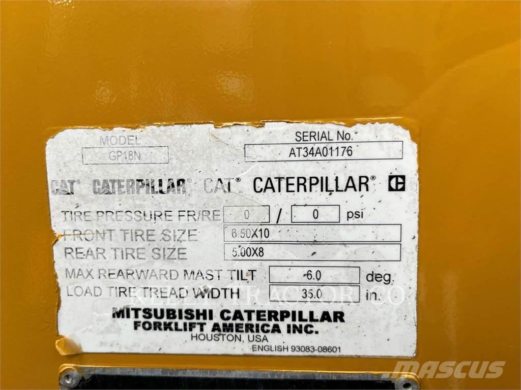 CAT MCFGP18N5 LPG gaffeltrucks