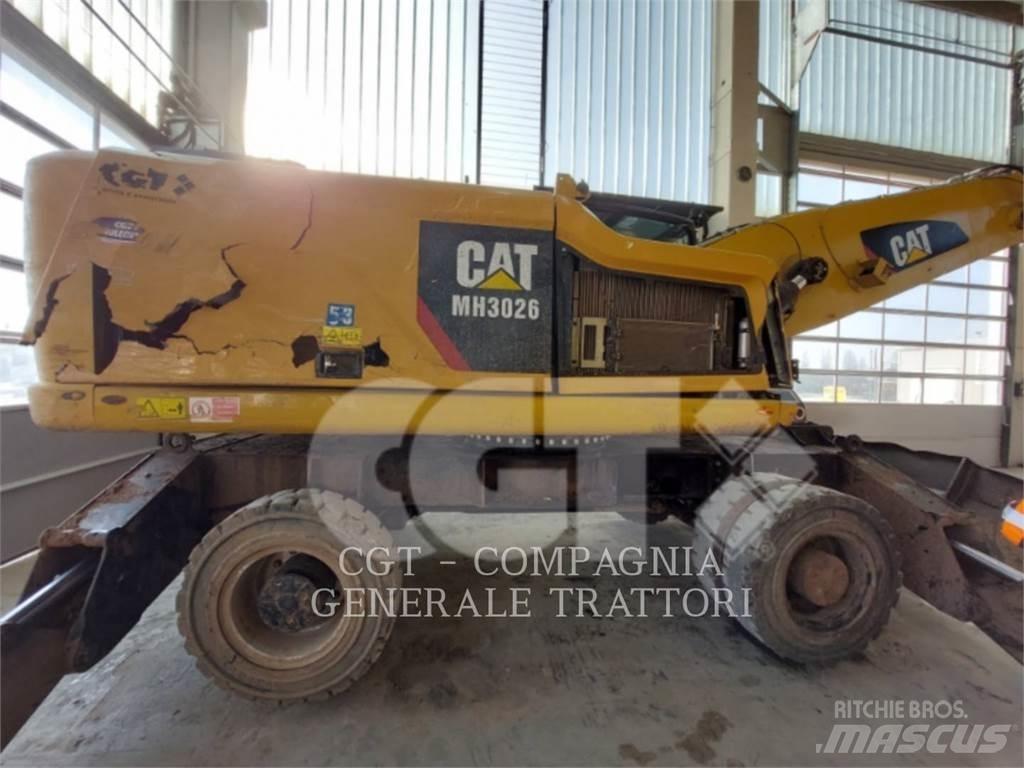 CAT MH3026 Gravemaskiner på hjul