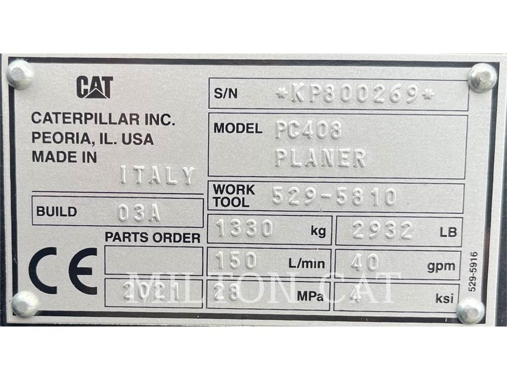 CAT PC408 COLD PLANER Planeringsmaskiner