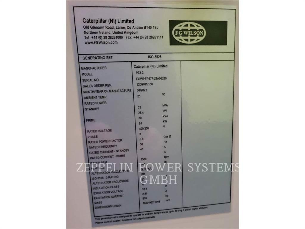 CAT PPO P33-3 Andre generatorer