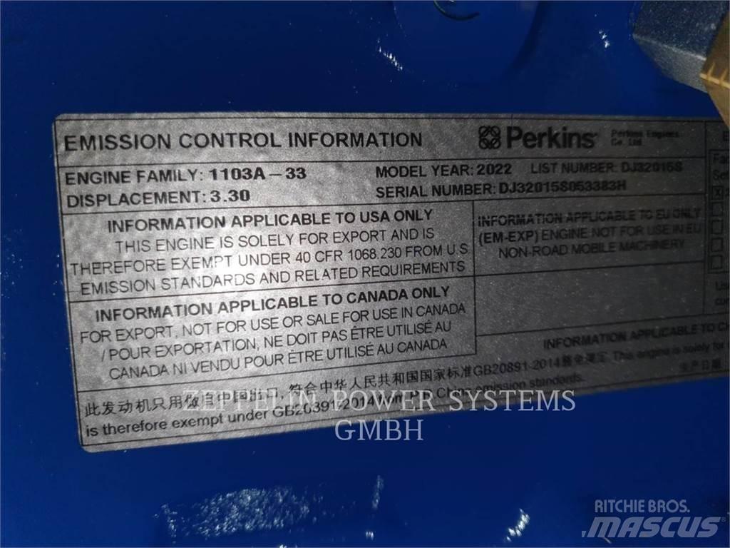 CAT PPO P33-3 Andre generatorer