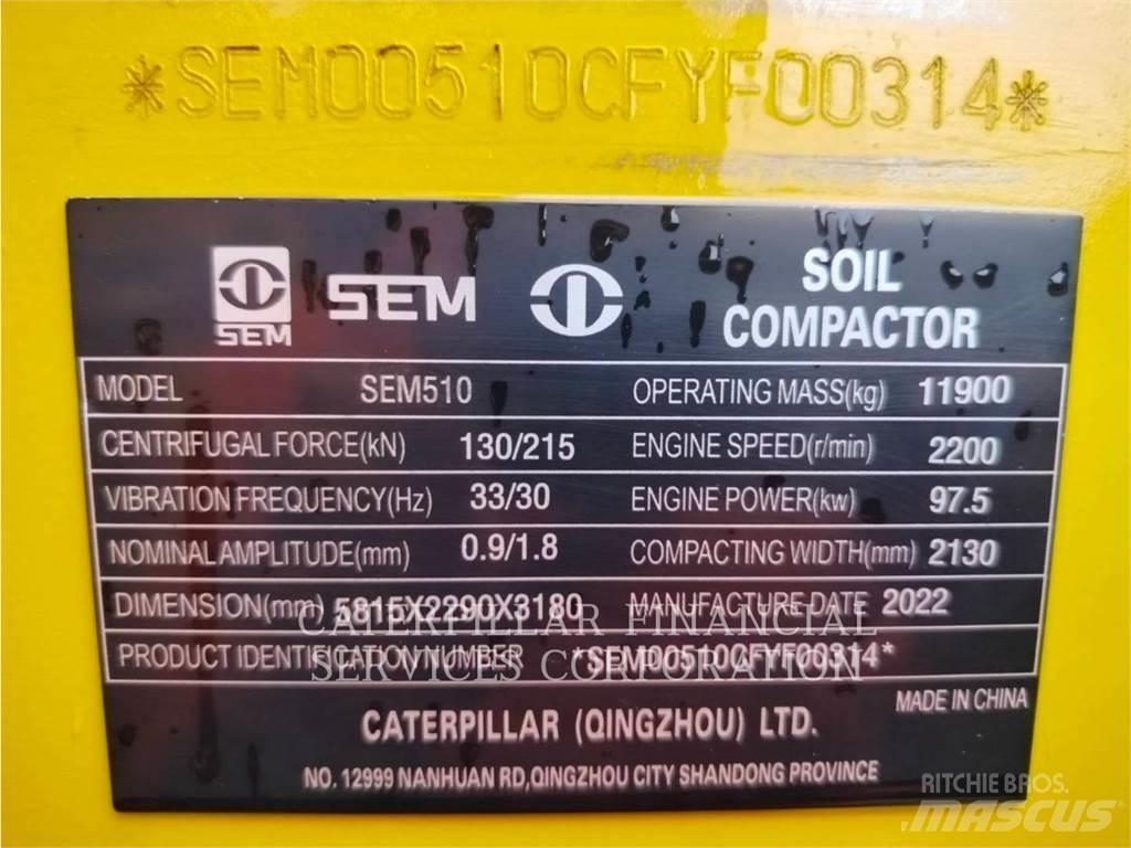 CAT SEM510 Enkelt tromle