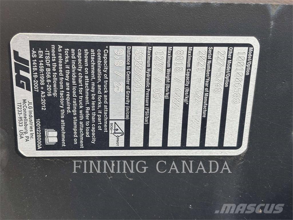 CAT TH62-CR-74 Pallegafler