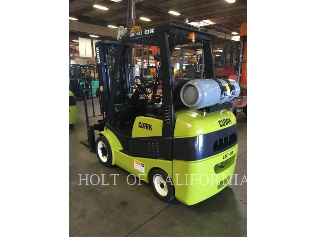 Clark C30C Gaffeltrucks - andre