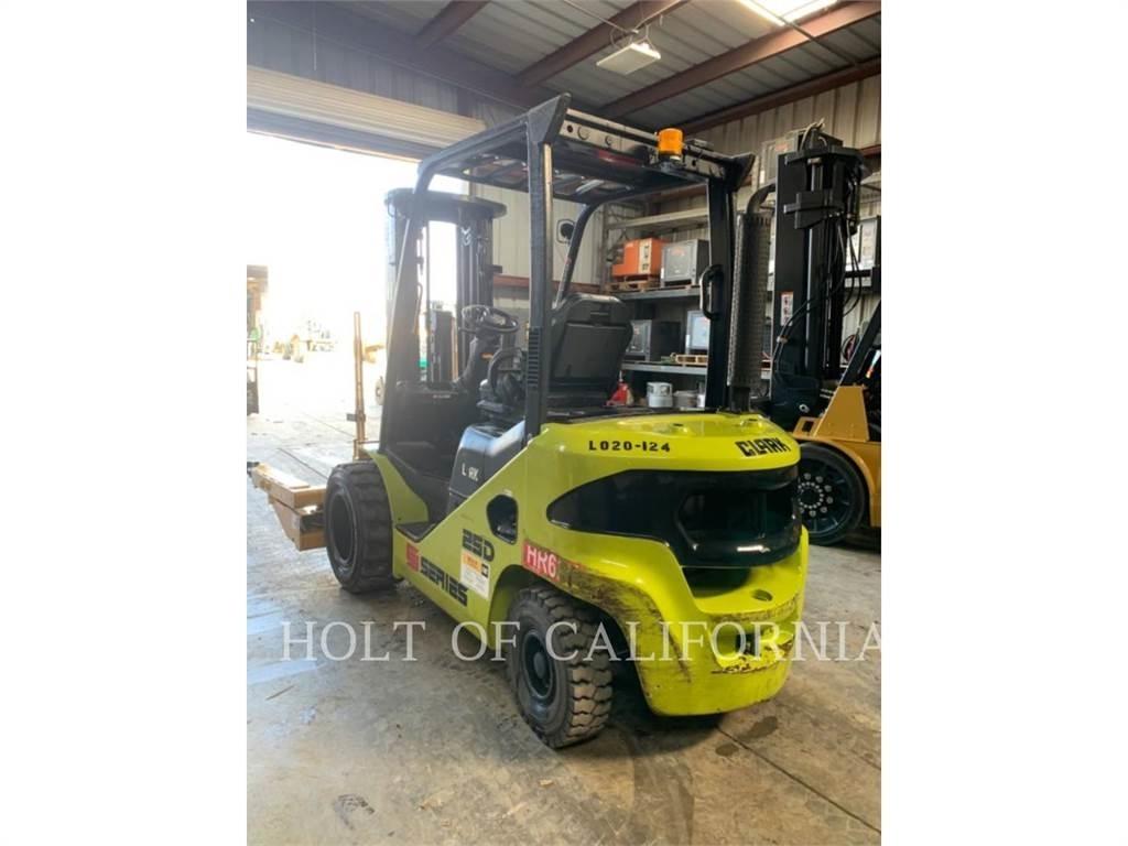 Clark S25D Diesel gaffeltrucks